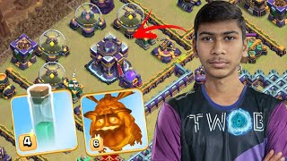 Drago GENIUS plan with LAVA amp INVI spell Clash of Clans [upl. by Amr519]