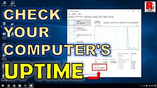 How To Check Your Computers Uptime [upl. by Devina]