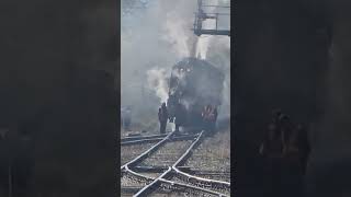 BR 2MT 78018 having point issues at Rothley during the GCR Autumn Steam Gala greatcentralrailway [upl. by Ytak]