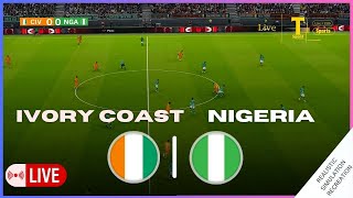 COTE DIVOIRE  NIGERIA LIVE  En Direct Coupe dAfrique  CAN 2024  Ivory Coast vs Nigeria Live [upl. by Hillyer]