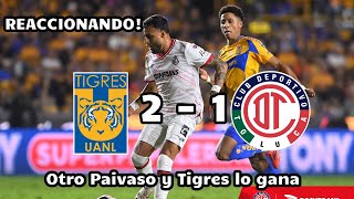 TIGRES VS TOLUCA REACCIONANDO AL RESUMEN JORNADA16 [upl. by Tedda]