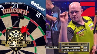 Gruppe A Michael van Gerwen amp Pascal Hens vs Max Hopp amp Buschmann  Promi Darts WM 2020  ProSieben [upl. by Rosenstein]