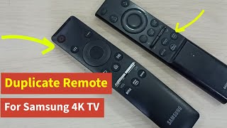 Duplicate Remote for Samsung Crystal 4K iSmart TV  Lost or Damaged Remote [upl. by Asirb]