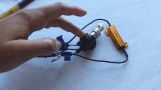 DIY  How to Install LED Blinker  Turn Signal Resistors  Enlight Tutorial [upl. by Analise839]