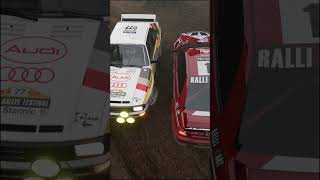 pouco sujo esses carros forzahorizon5 forza rally rallycar audiquattro audi mitsubishi fyp [upl. by Sigrid]