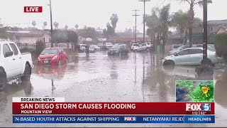 Flash floods hit Mountain View neighborhood [upl. by Daphie]