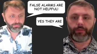 Dan Larimer changes his tune on false alarms [upl. by Htieh]