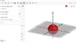 Cómo hacer una esfera en GeoGebra [upl. by Octavius]