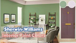 SherwinWilliams Interior Paint Colors for 2024 Familiar Favorites [upl. by Sidalg690]