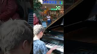 KOMET Piano Cover streetpiano pianoinpublic [upl. by Helbonnah]