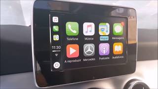 Installation du boitier Apple Carplay et AndroidAuto sur Mercedes NTG51 [upl. by Aisekal422]