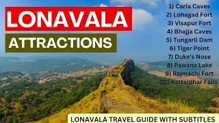 Lonavala Tourist Places Lohagad Fort Visapur Fort Bhajja Caves Carla Caves Duke Nose Lonavala [upl. by Nevil]