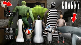 Playing as ALL NEW BOSSES vs Shark vs Prisoners  NEW Granny MOD  Gameplay Animation Megamix 2 [upl. by Atel]