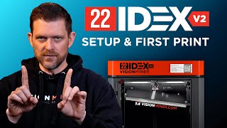 Complete HowTo Setup Guide 22 IDEX V2 HighTemperature 3D Printer for PEEK and ULTEM 2023 [upl. by Marijn]