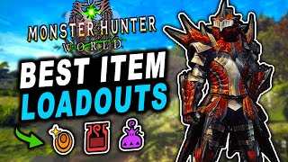 The 9 Best ITEMS You Should Be Using In Monster Hunter World  MHW Best Item Loadout Guide [upl. by Barbour]