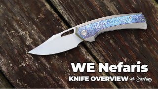 WE Nefaris Ltd Ed Folding Knife  5Minute Review  Atlantic Knife [upl. by Harv760]