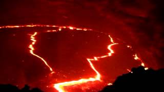 Erta Ale volcano crater by night  2 [upl. by Ennaylime28]