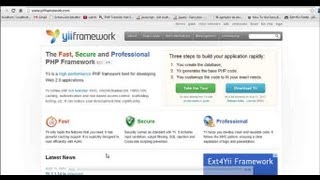 yii framework installation in xampp [upl. by Eslud388]