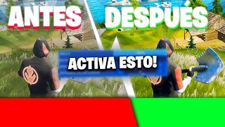 ¡TRUCO Mejora los GRAFICOS y VISIBILIDAD en Fortnite 🤫 Lo que OCULTAN los PROS [upl. by Submuloc]