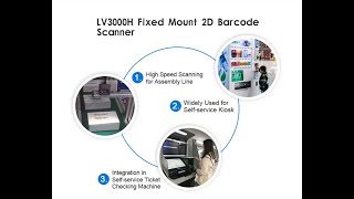 LV3000H Fixed Mount Passport Scanner scanning OCR MRZ Code [upl. by Martine681]