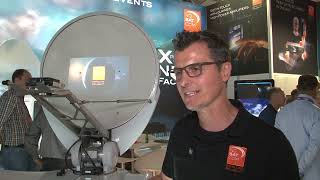 SatTV talks to Guillaume Aris and Carsten Pfundstein Sales Team of ND SatCom  IBC 2024 [upl. by Elleynod]