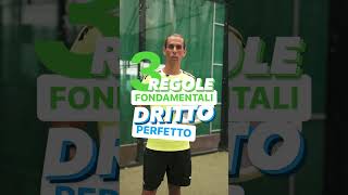 3 Regole Fondamentali per un Dritto Perfetto 📚 Tutorial Padel Italiano [upl. by Oinolopa945]