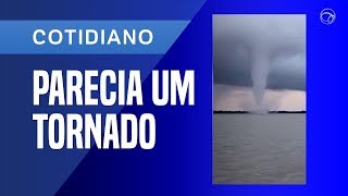 TROMBA DÁGUA ASSUSTA MORADORES DE BELÉM [upl. by Notwen538]