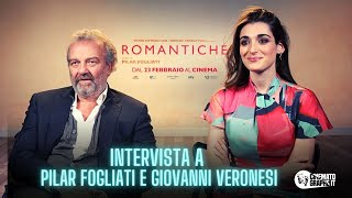 ROMANTICHE 2023  Intervista a Pilar Fogliati e Giovanni Veronesi [upl. by Rebak953]