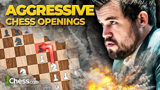 The Top 5 Best Chess Openings For Aggressive Beginners [upl. by Catherine293]