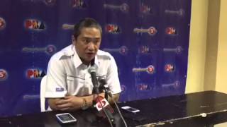 Postgame interview with NLEX coach Boyet Fernandez after 4th straight win [upl. by Lacee]