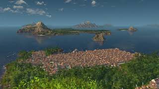 Anno 1800 Ambience New World Port Town [upl. by Ramuk744]