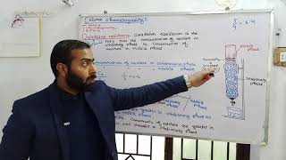 Distribution equilibrium  Some common terms used in Column chromatography  Column chromatography [upl. by Pollie856]