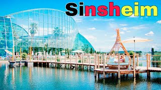 Sinsheim City Germany 🇩🇪 walking tour 4k video [upl. by Torre]