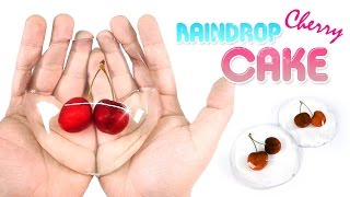 How to Make Cherry Raindrop Cake  Satisfying Video [upl. by Eadas]