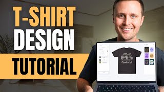 TShirt Design Tutorial For Beginners StepbyStep [upl. by Enattirb]