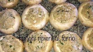 Funghi ripieni al forno [upl. by Bigot]