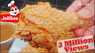 The Secret of Cooking Crispy amp Juicy Fried Chicken  Eto Sikreto sa Masarap na Jollibee Chicken joy [upl. by Sturrock]