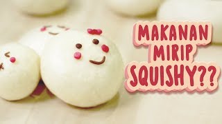 SQUISHY YANG BISA DIMAKAN  MANTOU RECIPE  STEAMED BUN RECIPE  RESEP BAKPAO EMPUK [upl. by Otinauj]