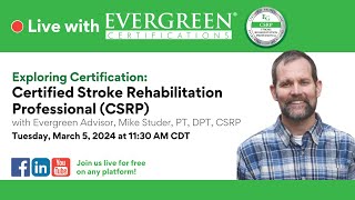 Exploring Certification Certified Stroke Rehab Professional CSRP [upl. by Dugaid112]