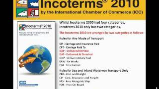 Incoterms® 2010 Videos Part 1 New terms and Structure [upl. by Newlin132]