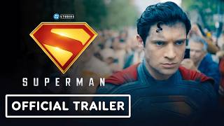 Superman  Official Teaser Trailer 2025 David Corenswet Rachel Brosnahan Nicholas Hoult [upl. by Arbma]