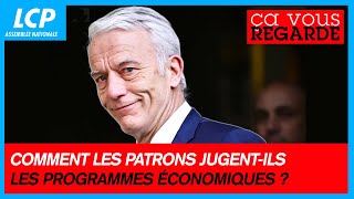 Comment les patrons jugentils les programmes économiques   Ça vous regarde  20062024 [upl. by Tripp]