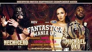 Hechicero vs Michael Oku  Undisputed British Heavyweight Championship  RevProCMLL Fantasticamania [upl. by Hillhouse793]