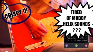 LINE 6 HELIX STOMP TIRED OF MUDDY PRESETS COULD THESE BE THE BEST HELIX SOUNDS CHECK THE TONES [upl. by Ennahoj]