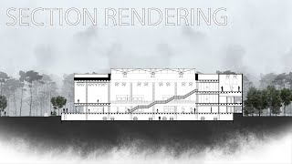 Easiest Section Rendering in Photoshop for Beginners [upl. by Cordula]