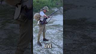 Type 38 Arisaka Rifle Shooting Blank vs Live Rounds arisaka rifle milsurp reenactor [upl. by Moselle]