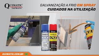 Galvanização a Frio em Spray Cuidados na utilização [upl. by Toor]