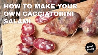 NEW Super Easy Recipe for Cacciatorini SalamiNO Nitrates NO grinder no sausage stuffer 2021 [upl. by Dlared59]