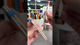 ✨DIY Tweezers super easy diy craft crafts papercraft cutecrafts diycrafts thingstodo cute [upl. by Adniral619]