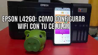 EPSON L4260 configurar wifi con tu celular Facil y sencillo [upl. by Akanke383]